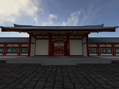 Yakushiji temple  3D model