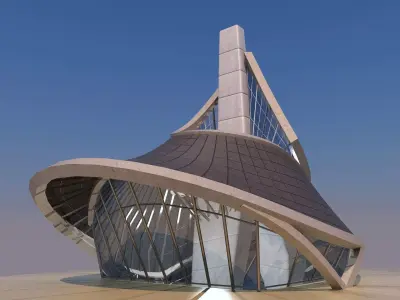 0201 - Twisted House 3D model