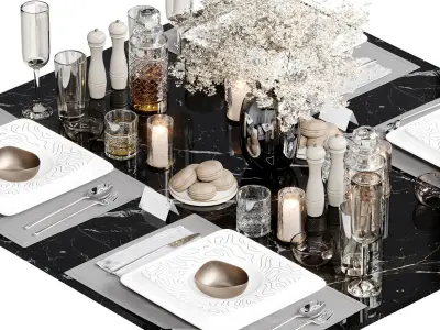 Table Set 14 3D model