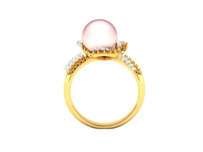 Women Ring  Render 3dm STL OBJ FBX Details 3D print model 174