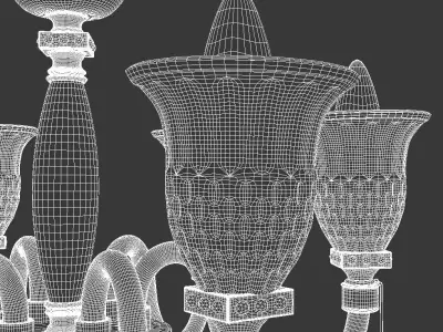 Chandelier Sanremo 3d model 3D model