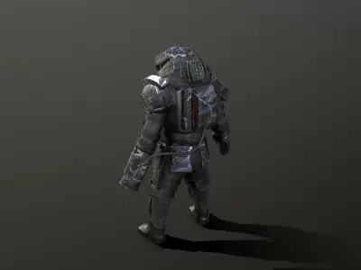 Predator Soldier Low-poly 3D model