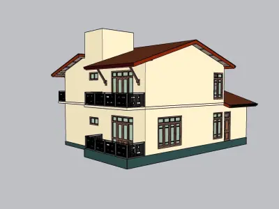 South Asian House P6 3D model
