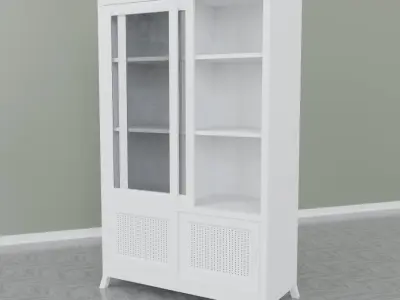 Kitchen Cabinet Free low-poly 3D model