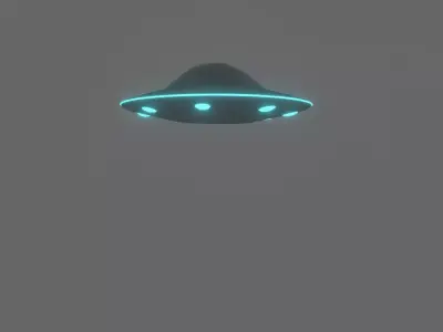 UFO space  Free low-poly 3D model
