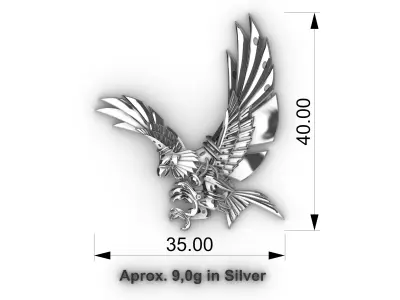 Mechanical eagle - Aguia Mecanica  3D print model