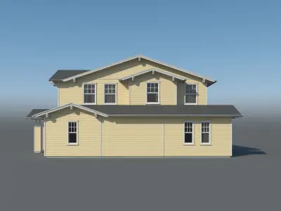 Generic House 002 3D model