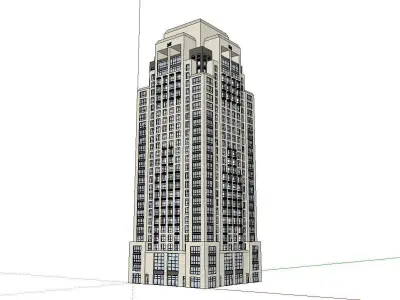 vacation spot-Resort-Fashion Leisure Hotel-0156 3D model