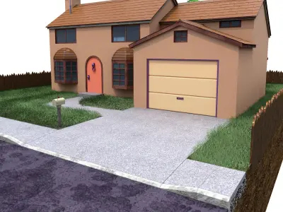 Simpsons house 3D model