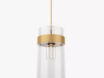 Visual Comfort S5674BZ-CG Pendant Lamp 3D model