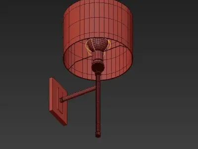 Bronze Wall Lights 3D model