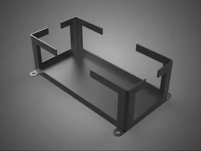 BATTERY HOUSING FRAME BRACKET ACCU CASING HOLDER MOUNTING MOUNT 3D model