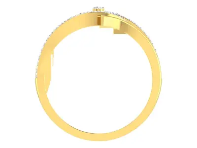 Solitaire Engagement Wedding Ring 3dm STL OBJ FBX Render Details 3D print model get