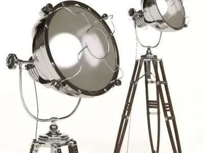 Floor lamp jumbo spot 3D model