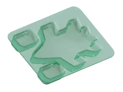 Transparent Kids Jet Dinner Plate 3D model