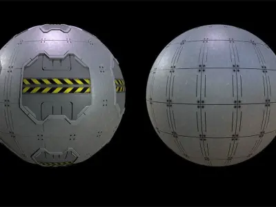 Hard Surface Gate And Floor Material Texture