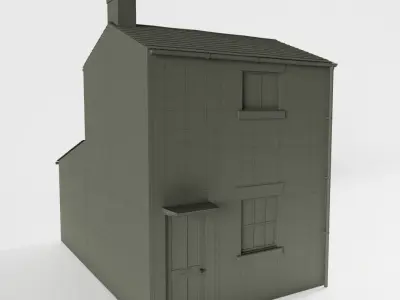 British Row Home 04 3D model
