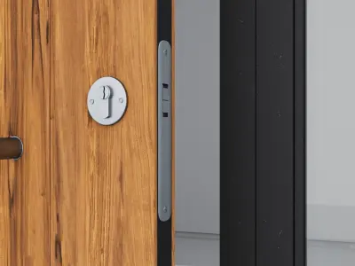 Aluminium door 102 3D model