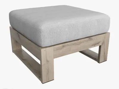 Portside Lounge Set by West Elm 3D model