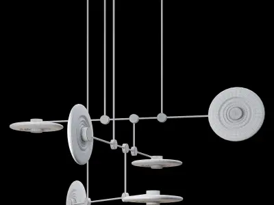 Radiant Mobile Chandelier 3D model