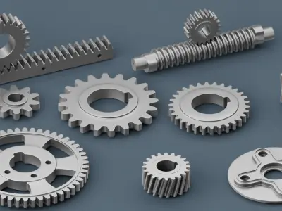  Hard Surface Industrial Kitbash Volume 1 