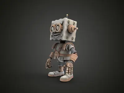 steampunk SpongeBob 3D print model
