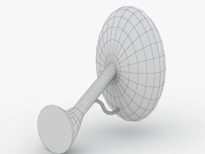 1470 - Bra Lamp Low-poly 3D model