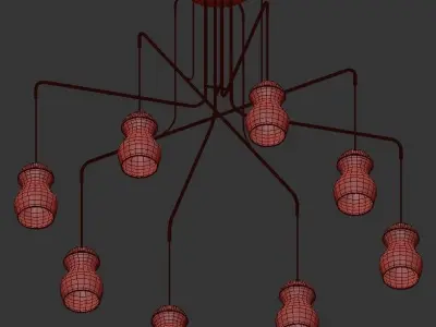 ZOEY CHANDELIER 3D model