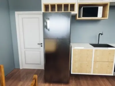 Fridge refrigerator 3D model