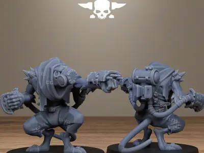 Rotfang Infantry 3D print model