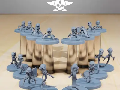 Scavenger Servonators 3D print model