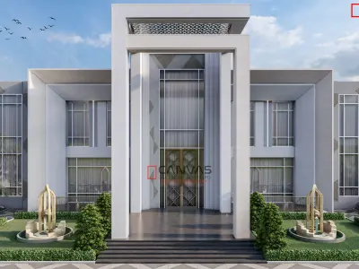 High Quality 3D Exterior Scene Day and Evening  Lumion 10  3D model