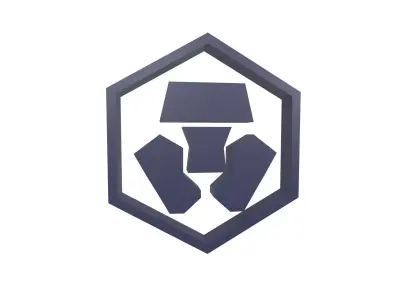 Crypto Com Coin v1 003 Low-poly 3D model