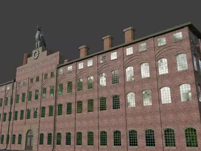 1940 German Factory for game and printing 3D model