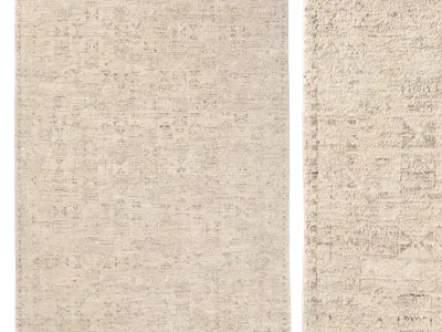 AYLIN WOOL RUG 3D model