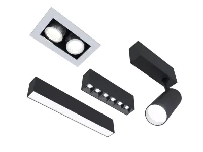 spotlights led track light 3D model