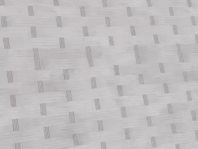 Modern Ribbed White Plaster Wall Panel PBR Seamless Texture