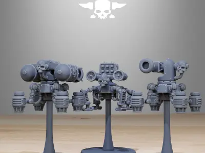 Scavenger Drones 3D print model