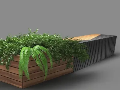 bench1151 -3-5 3D model