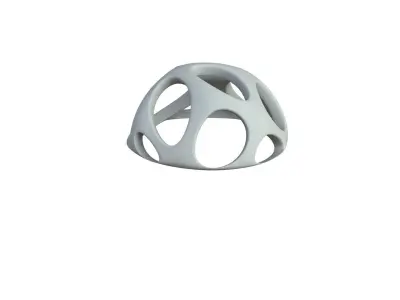 SciFi Cube Object No 52471 Low Poly Shape Low-poly 3D model