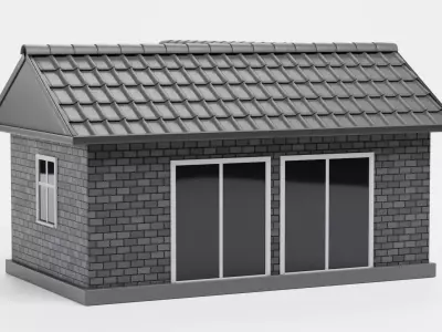 -Stylised House V2- 3D model