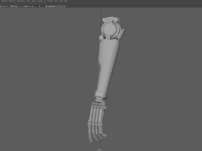 3D RobotArm with UVs 3D model