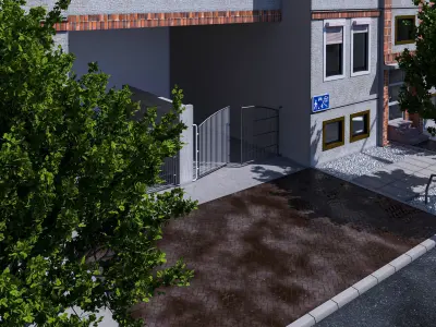 Berlin street building NO103 3D model