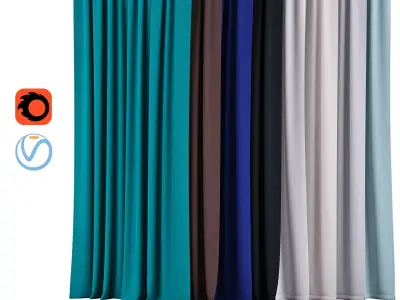 Curtains 132 Backhausen VENUS 3D model