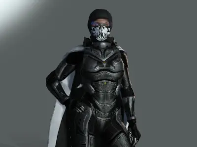 Taskmaster  Low-poly 3D model