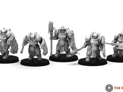 Obsidian Guard - Immortals - Boarding Squad 3D print model