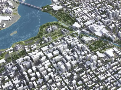 Ottawa Low-poly 3D model