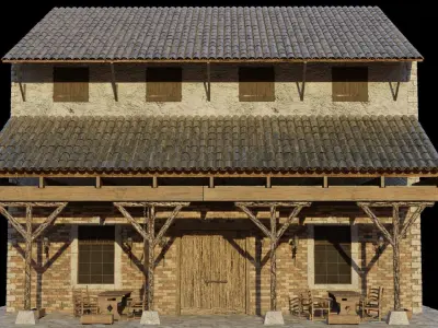 Medieval Inn   3D model