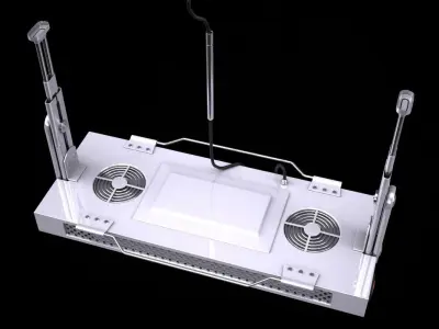 Fluorescent Lamp 3D model