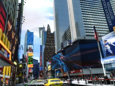 TIMES SQUARE - BROADWAY 3D model